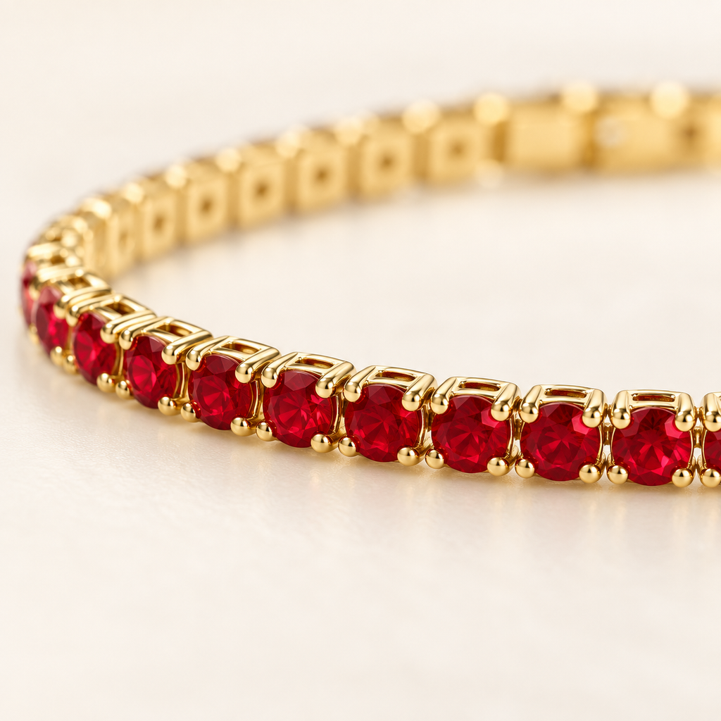 Bracelet Rivière Rubis