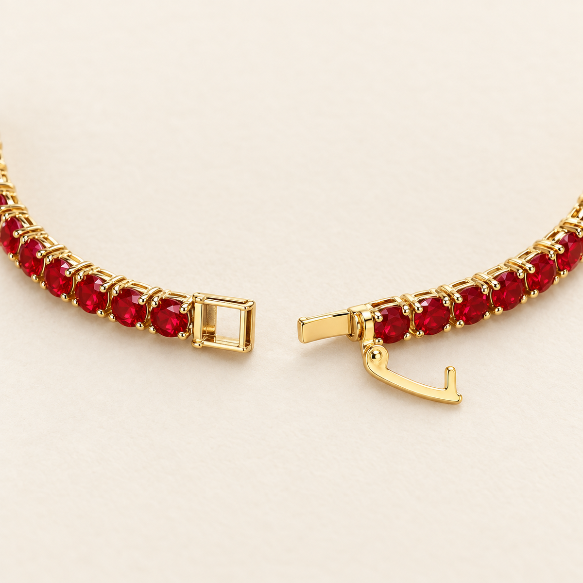 Bracelet Rivière Rubis