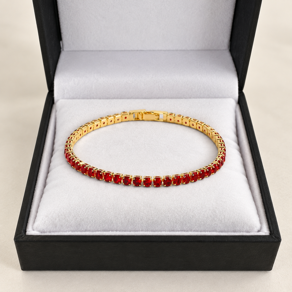 Bracelet Rivière Rubis