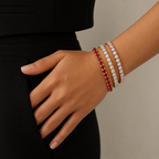 Bracelet Rivière Rubis